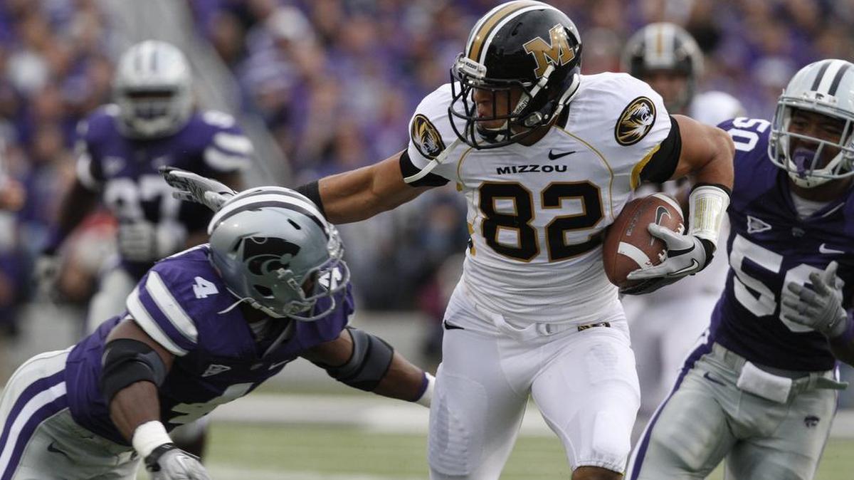 Missouri and Kansas State haven’t played football against each other since 2011, when the Tigers and tight end Michael Egnew fell 24-17 to the Wildcats and linebackers Arthur Brown (4) and Tre Walker (50) on Oct. 8 in Manhattan. Mizzou joined the Southeastern Conference after that school year.