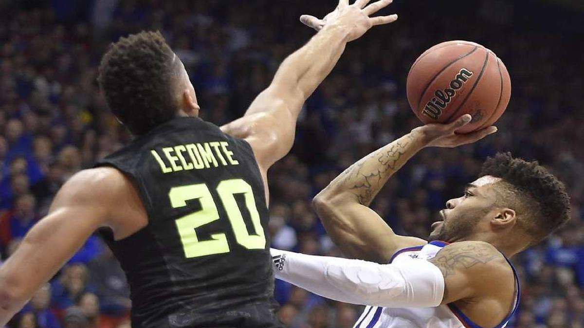 KU’s Frank Mason (right) and Baylor’s Manu Lecomte are just two of the talented point guards in the Big 12 this season.