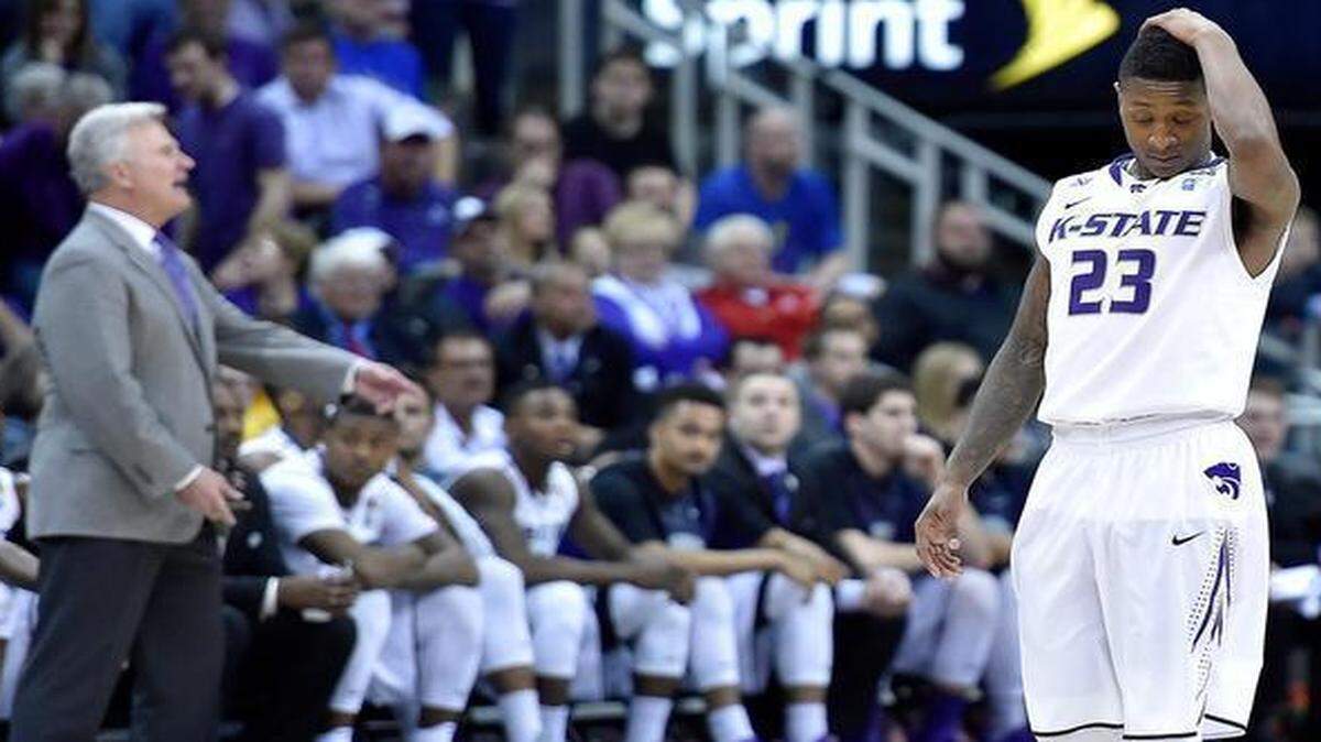 
After the Wildcats’ last shot at beating TCU clanked off the iron, Kansas State’s Nigel Johnson walked to the other end of the court, knowing that the Wildcats’ run in the Big 12 Tournament was over. TCU held on to win 67-65.
