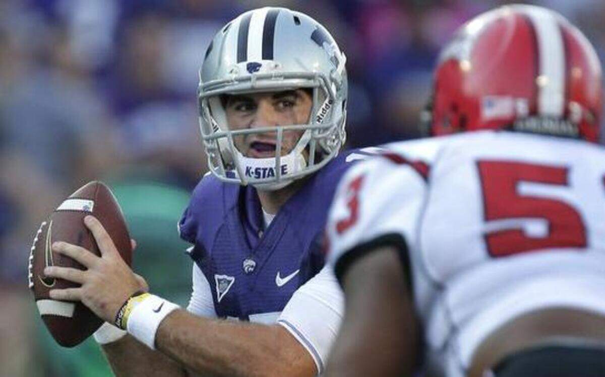 
Kansas State quarterback Jake Waters grew up an Iowa State fan, but he’ll be looking to beat them when the Wildcats play in Ames on Saturday.


