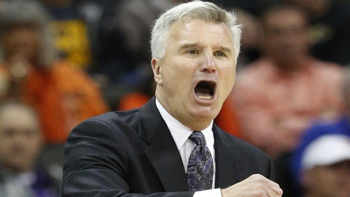 K-State men’s basketball coach Bruce Weber