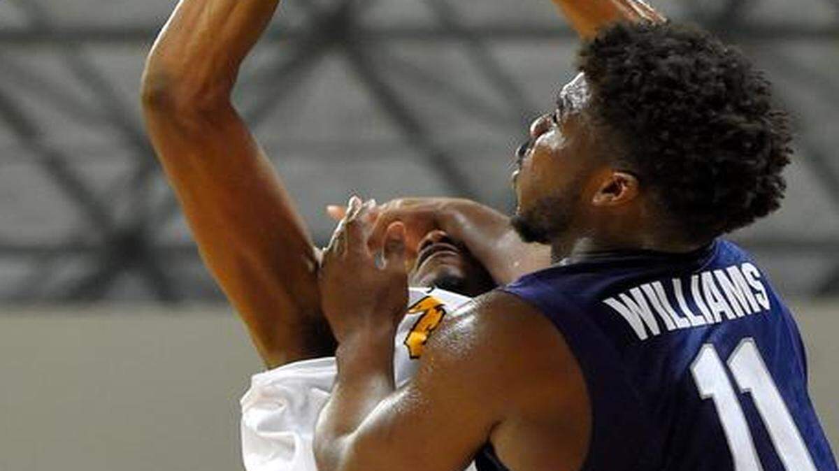 
Nino Williams (right) and Kansas State lost to Long Beach State on Friday, but the Wildcats get to play in the Maui Invitational next week.
