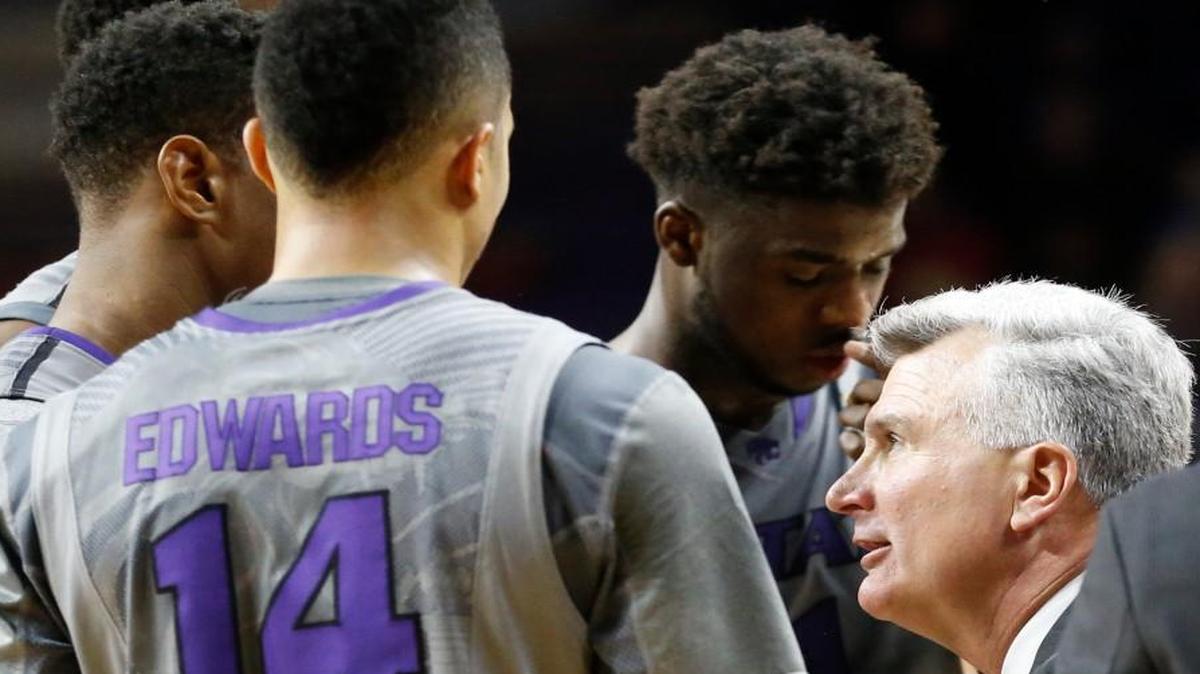 One facet of so many newcomers is K-State coach Bruce Weber, right, gets to coach more. “It’s fun to coach them every day you go,” Weber said. “They haven’t been perfect by any means, but I’d say nine out of the first ten days we just coached them. We didn’t have to beg them to go hard or get after them to go hard, so that makes it a lot easier.”