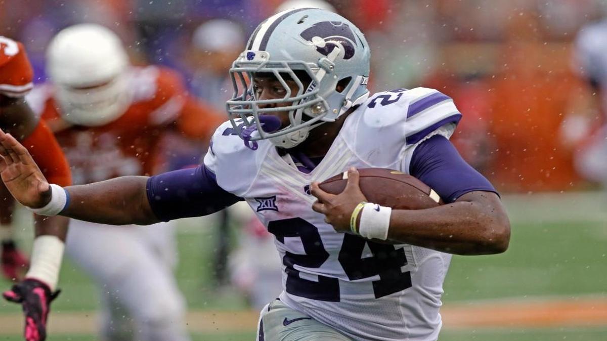 Kansas State running back Charles Jones had a career-best 122 yards on 18 carries against Texas.