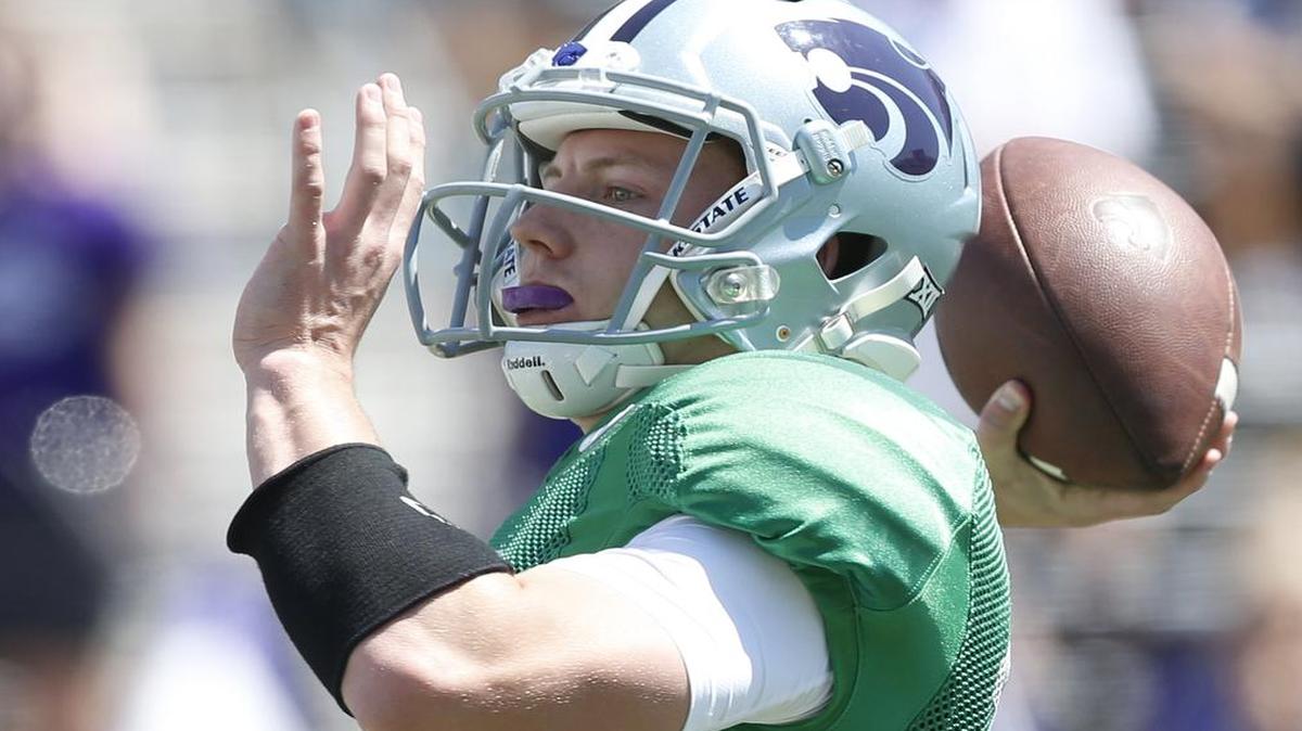 Kansas State quarterback Jesse Ertz is a team captain and attended Big 12 media days Tuesday but isn’t officially the starter.
