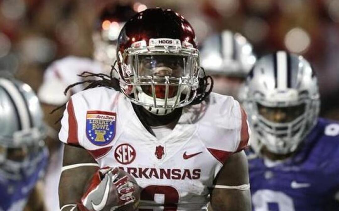 K-State couldn’t stop Arkansas running back Alex Collins, who ran for 185 yards and three touchdowns and was voted the Liberty Bowl MVP.