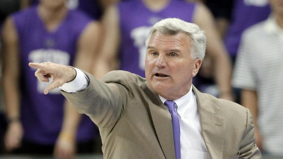 Kansas State head basketball coach Bruce Weber