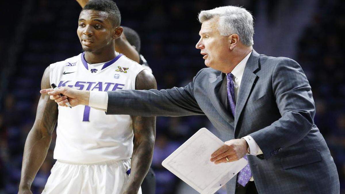 
Jevon Thomas (left) is one of six underclassmen who are gone from Kansas State’s basketball team, yet head coach Bruce Weber has a positive outlook for next season.


