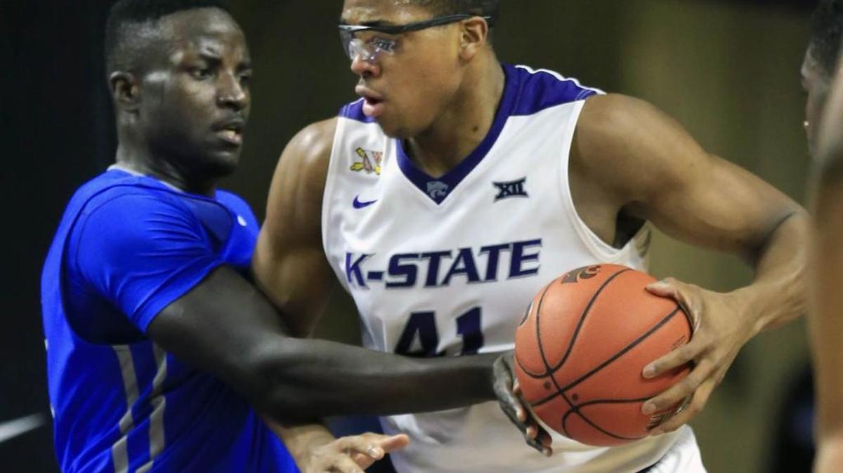 Kansas State coach Bruce Weber wants forward Stephen Hurt (right) to shoot more mid-range shots.