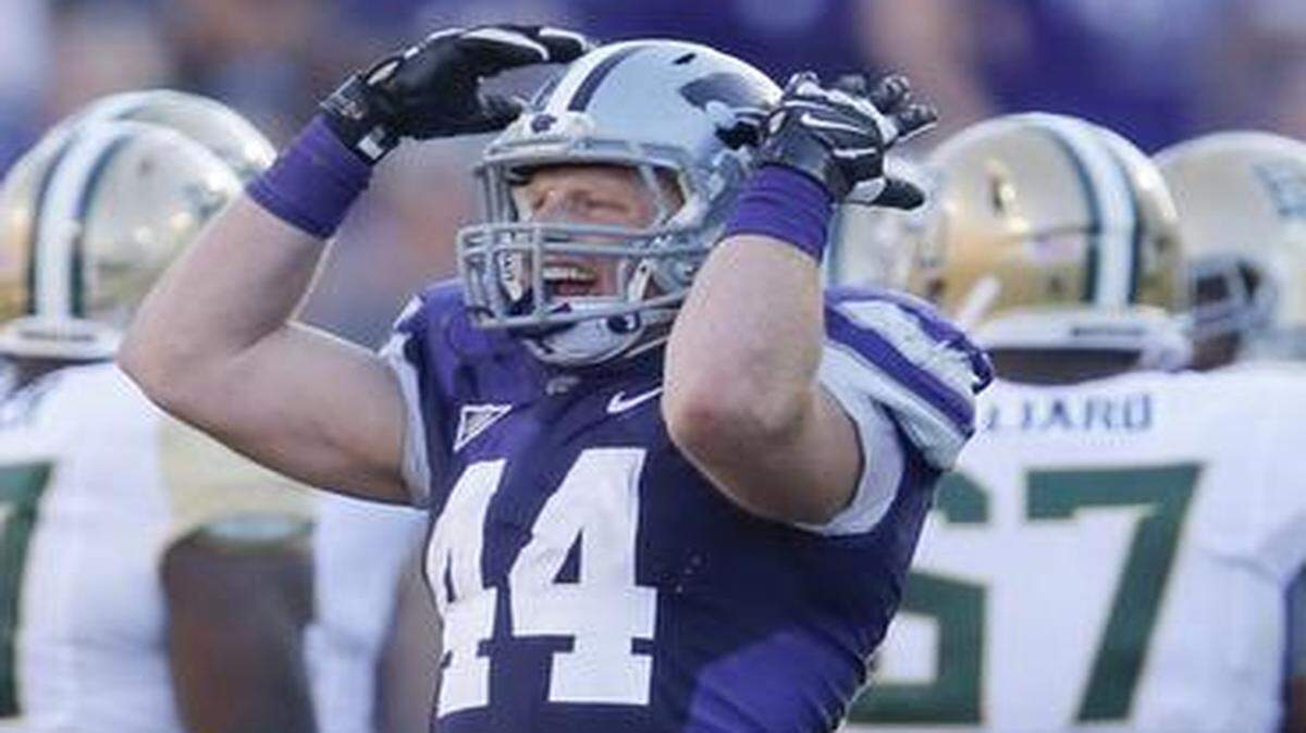 
Kansas State defensive end Ryan Mueller
