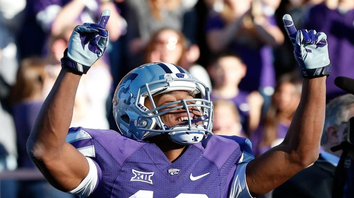 
Former K-State receiver Tyler Lockett will celebrate with family later this week when he hears his name called at the NFL Draft. 
