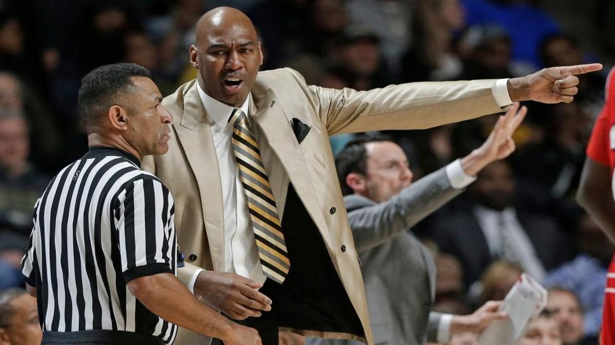 Wake Forest coach Danny Manning argued a call with an official earlier this month against Louisville. Manning, a former Kansas Jayhawk, thinks his injury-plagued NBA career helped him see things on the court that allowed him to be a better coach.