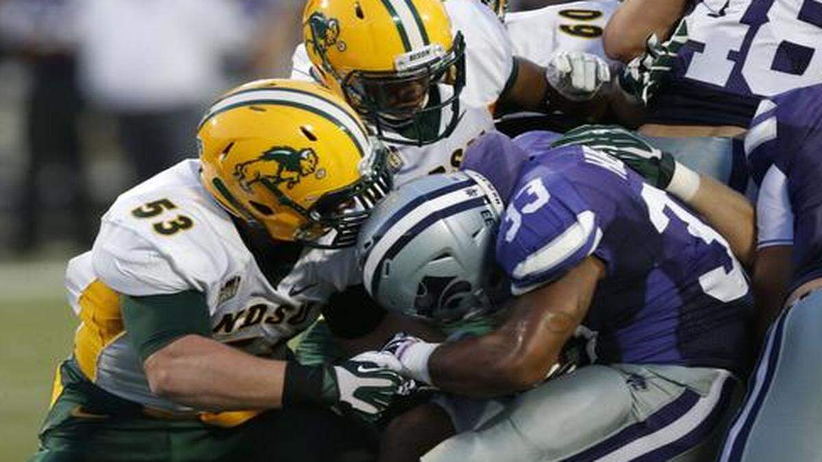 
Running back John Hubert and Kansas State were stuffed by North Dakota State in last year’s season opener.




