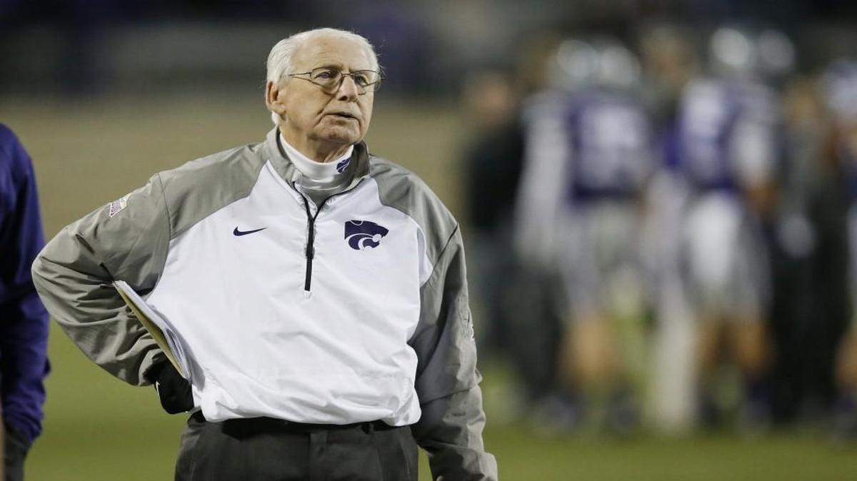 Kansas State football coach Bill Snyder.