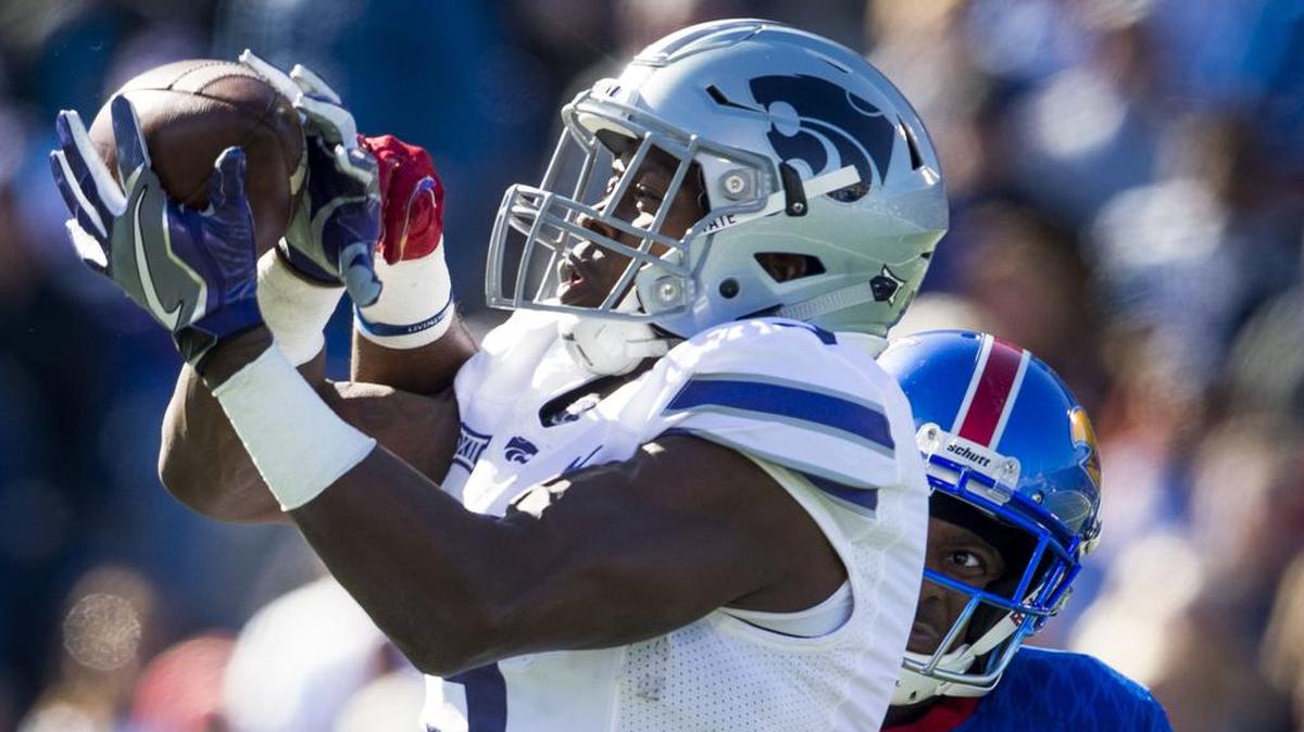 Byron Pringle caught only 30 passes for Kansas State last season, but he averaged 24.1 yards per catch.