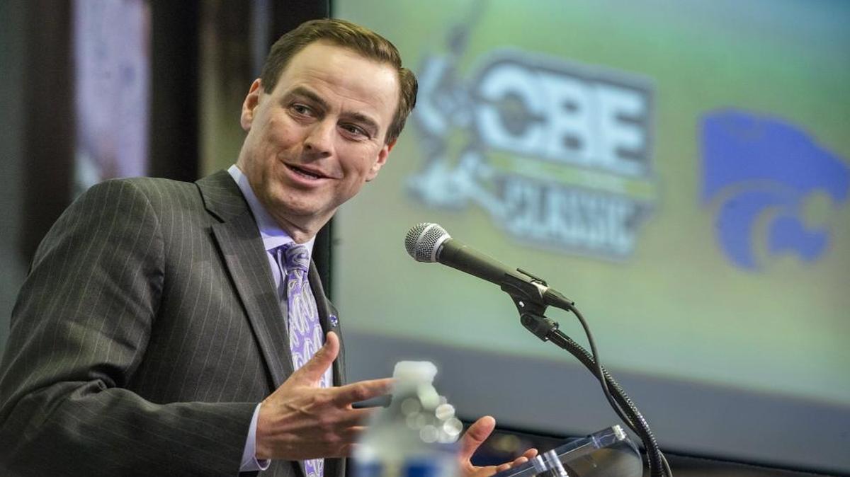 “At a time when we have transition at our university, this is really a statement of stability,” said Kansas State athletic airector John Currie about his contract extension.