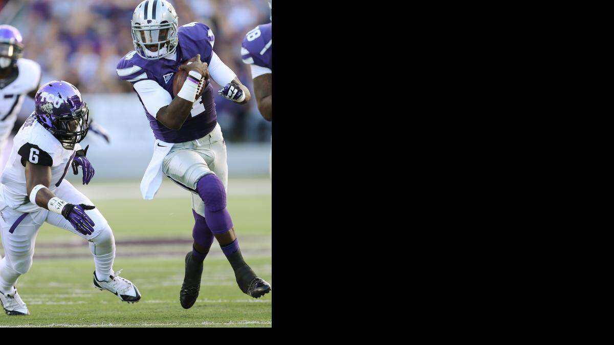 
It was a hard decision for Daniel Sams, who had moved from QB to receiver, to leave K-State.
