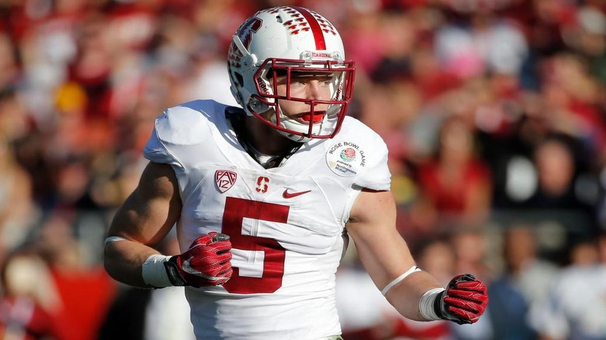Stanford running back Christian McCaffrey at the Rose Bowl. (AP Photo/Jae C. Hong, File)