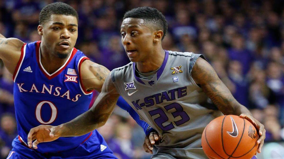 
K-State guard Nigel Johnson led K-State with 20 points against Kansas last February.
