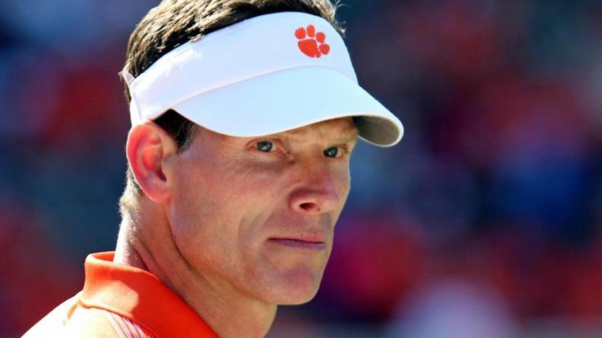 Clemson defensive coordinator Brent Venables