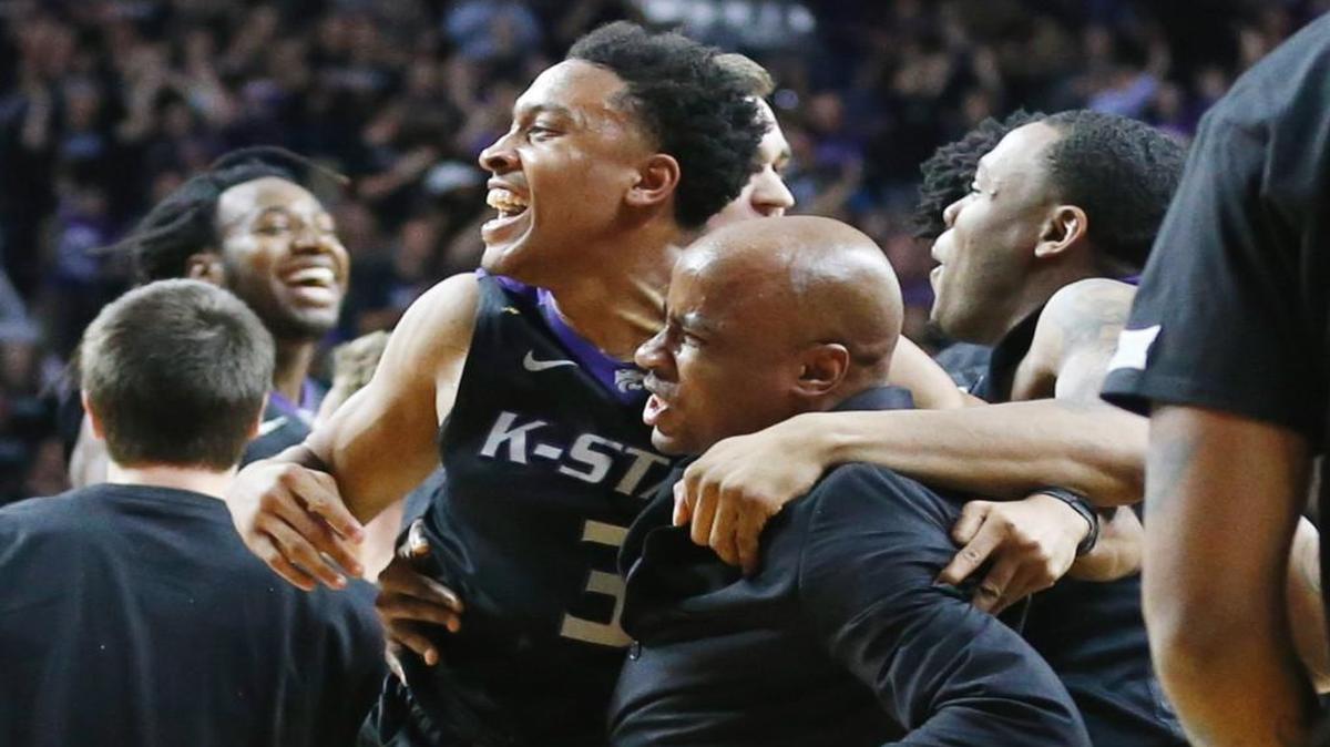 K-State guard Kamau Stokes (3) will know more about Wake Forest by tipoff Tuesday than he did during Monday’s interview sessions. The turnaround has been tight from bracket announcements to reaching Dayton, Ohio.