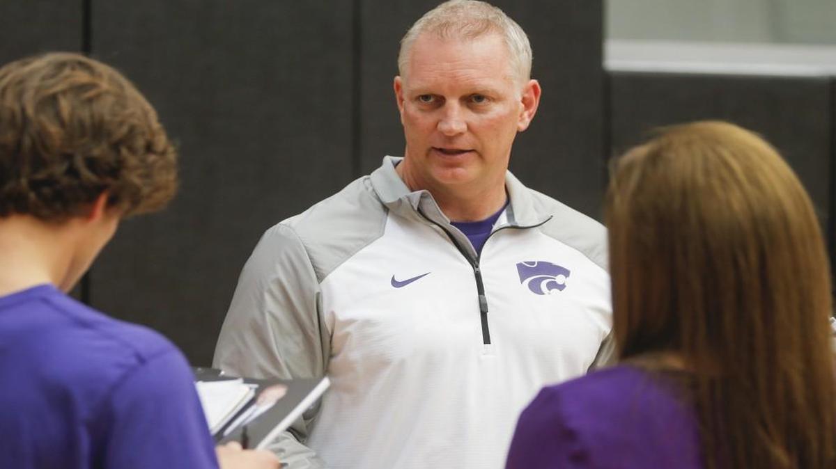K-State women’s basketball coach Jeff Mittie.