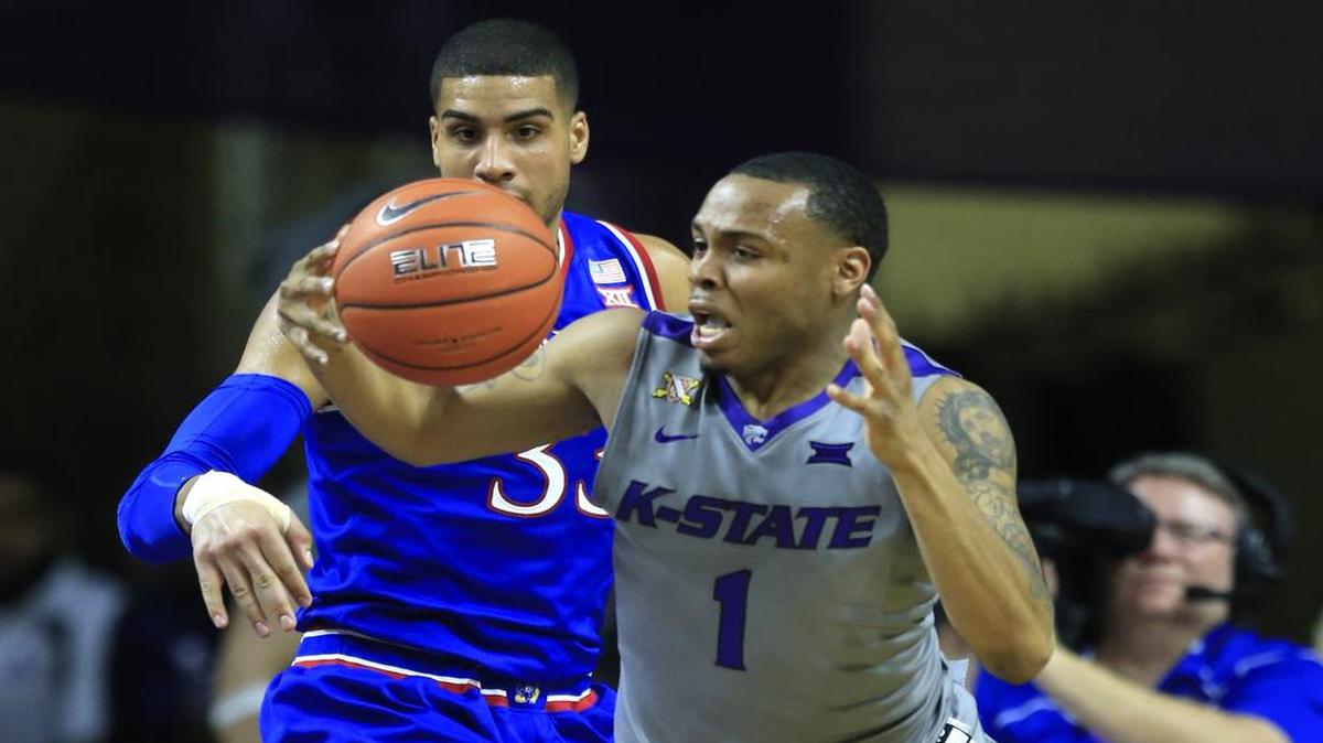 Senior Carlbe Ervin (right) has been an important bench player for K-State this season.