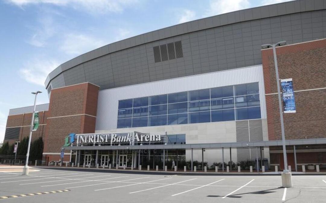 North entrance Intrust Bank Arena. (Aug. 22, 2016)