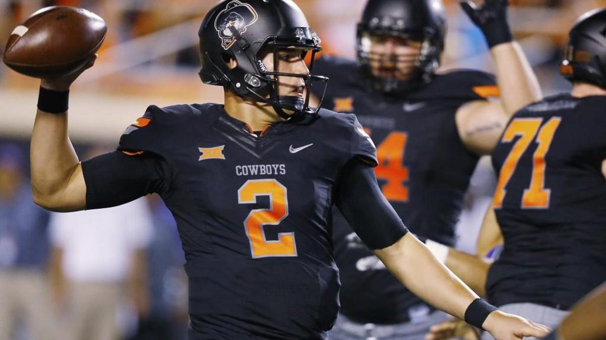 
Oklahoma State quarterback Mason Rudolph.
