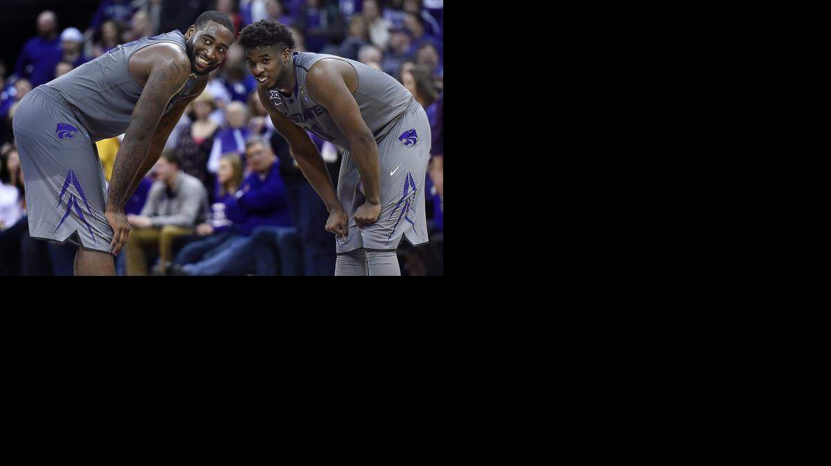 
Thomas Gipson (left) and Nino Williams were all smiles before Christmas against Texas A&M at the Sprint Center, but things have not gone so well for the Wildcats since then.
