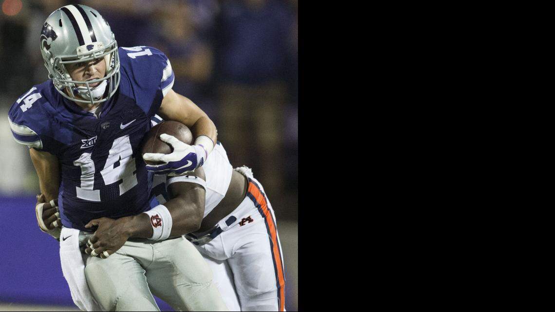 
Kansas State Wildcats wide receiver Curry Sexton sees his team’s upcoming series of tough games as an opportunity.
