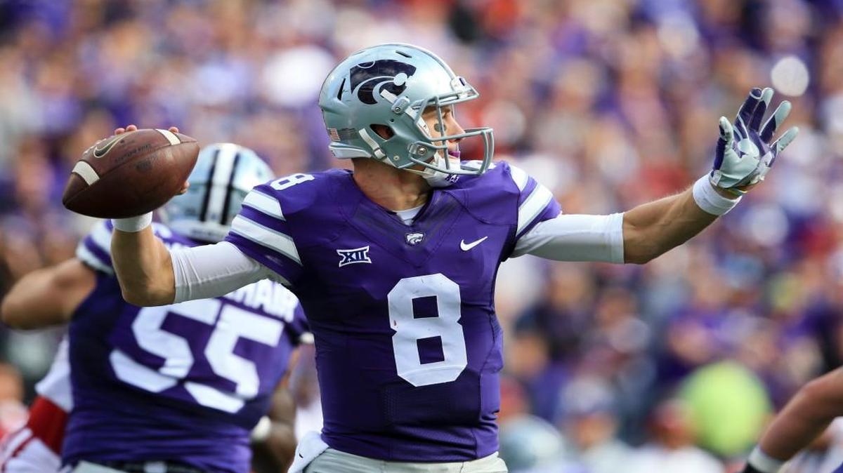 Kansas State quarterback Joe Hubener.