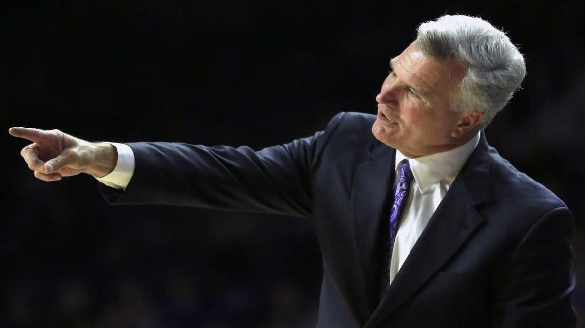 Kansas State head coach Bruce Weber.