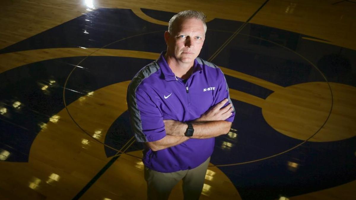 Kansas State women’s basketball coach Jeff Mittie