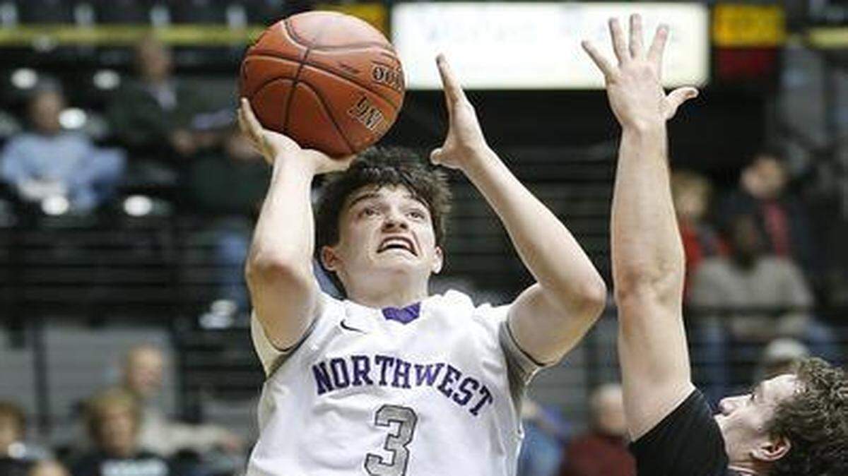 
Clayton Custer (left), the former Blue Valley Northwest basketball standout, will transfer from Iowa State, the university announced on Tuesday.
