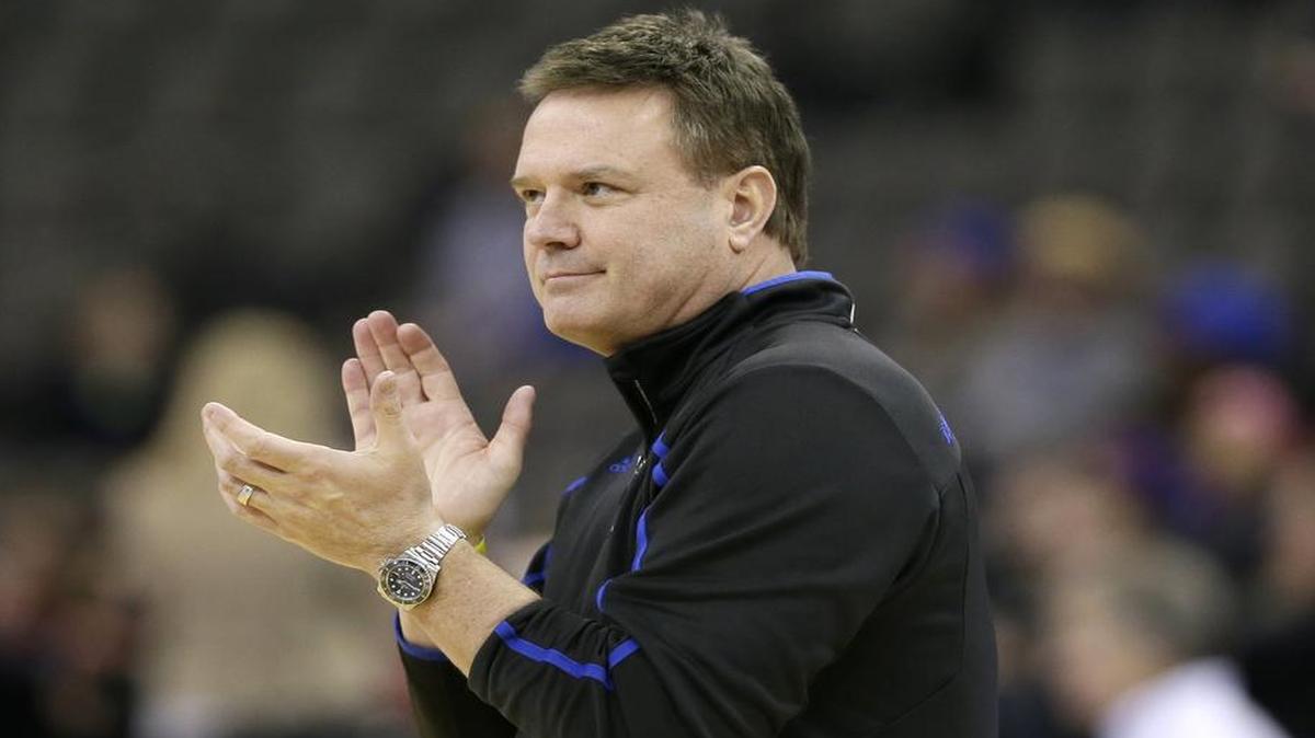 Kansas basketball coach Bill Self