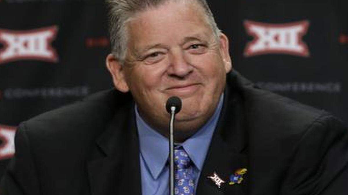 
Kansas football coach Charlie Weis.
