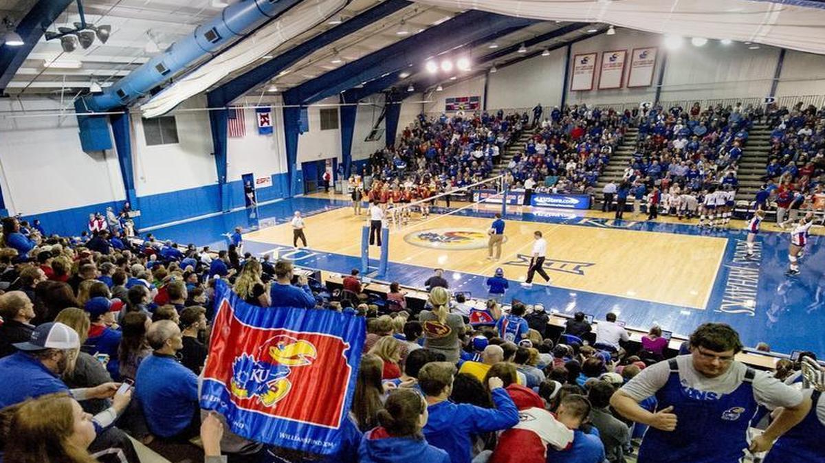 Kansas’ athletic department is seeking approval for a $10 million rebuilding of Horejsi Center, which houses the volleyball team.