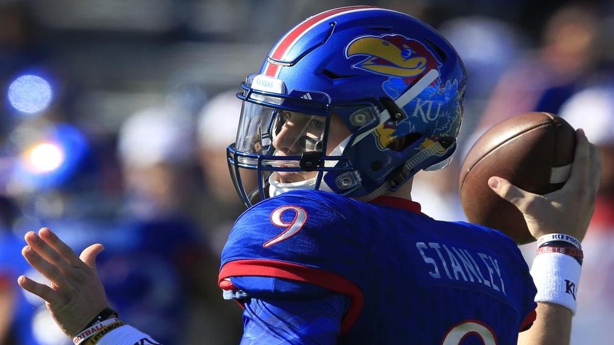 KU quarterback Carter Stanley completed 26 of 38 passes for 171 yards with a touchdown and interception in a 31-24 loss to Iowa State last Saturday.