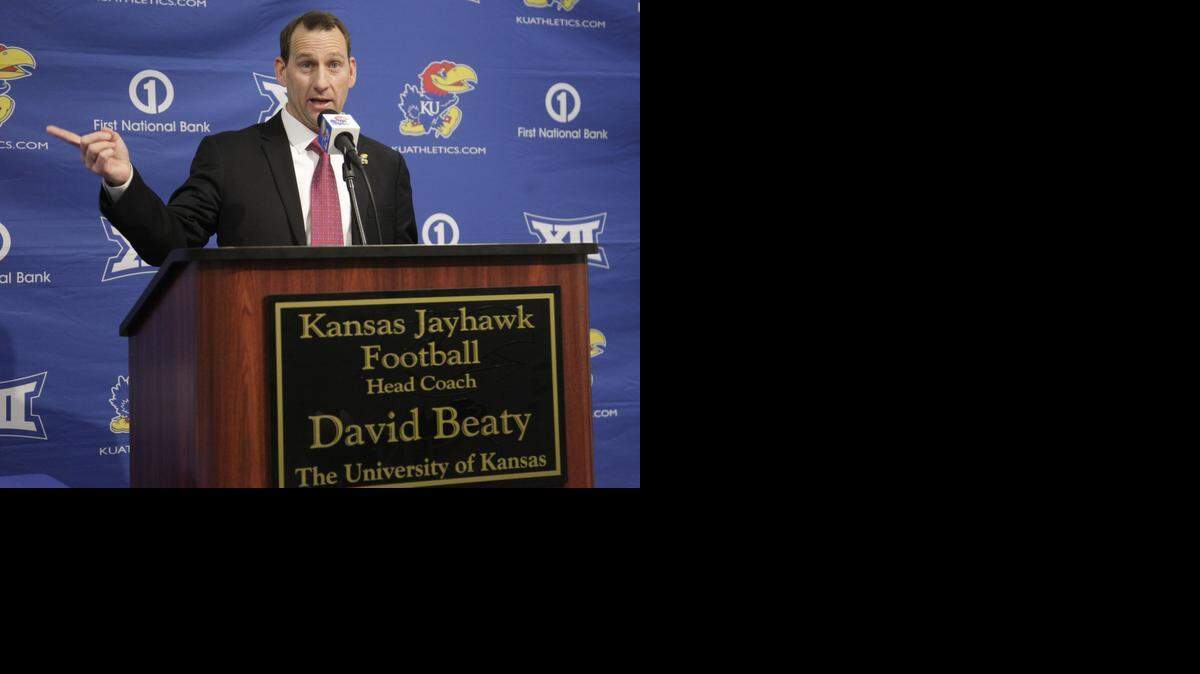 
Kansas  football coach David Beaty



