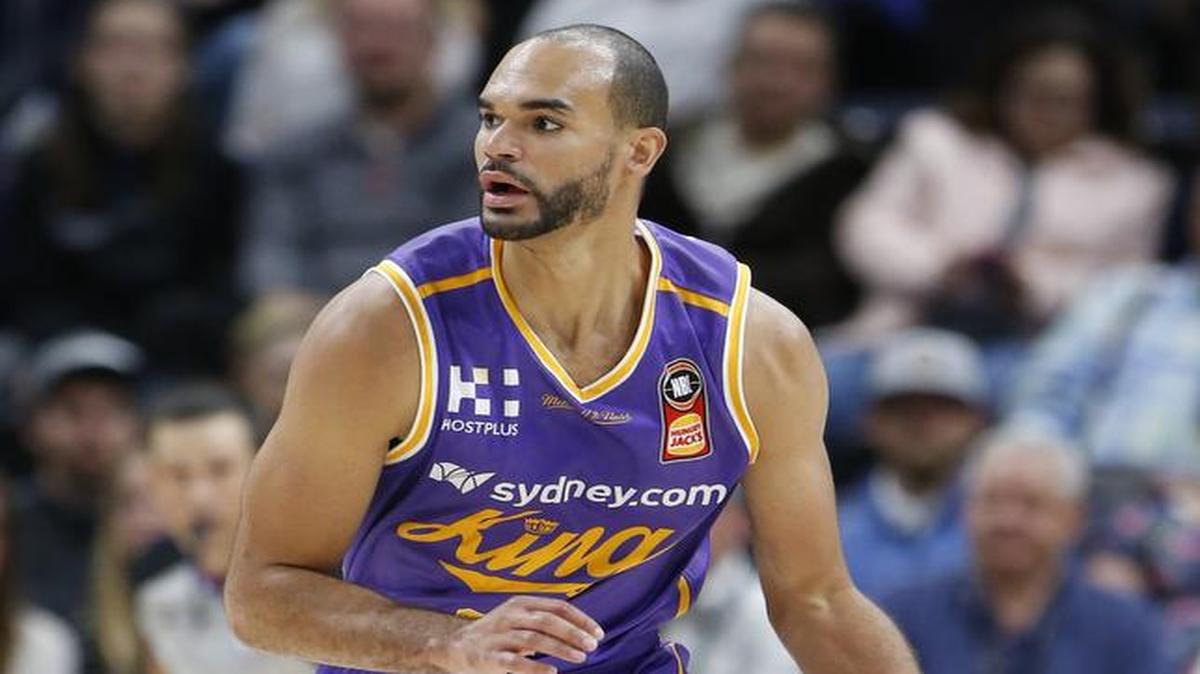 Former Kansas forward Perry Ellis played for the Sydney Kings against the Utah Jazz in a preseason game Monday night in Salt Lake City.