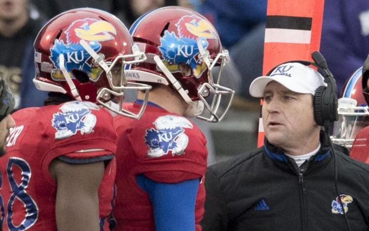 Coach David Beaty and the Jayhawks will open the Big 12 conference season with a Thursday night game.