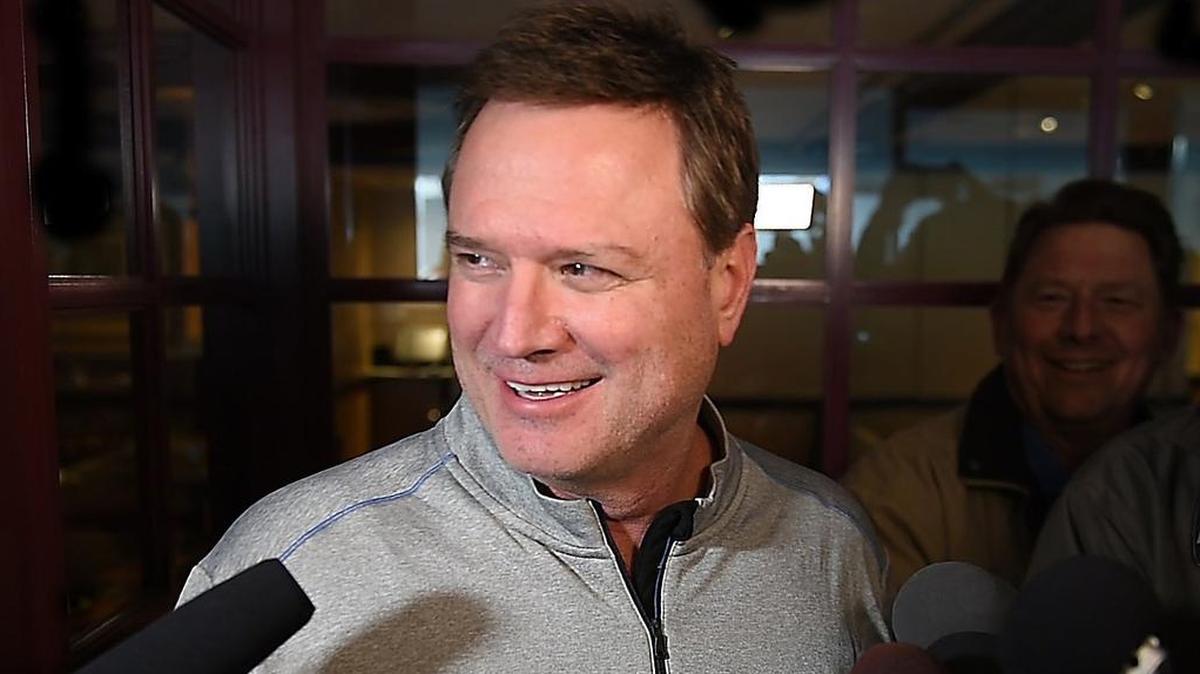 Kansas basketball coach Bill Self