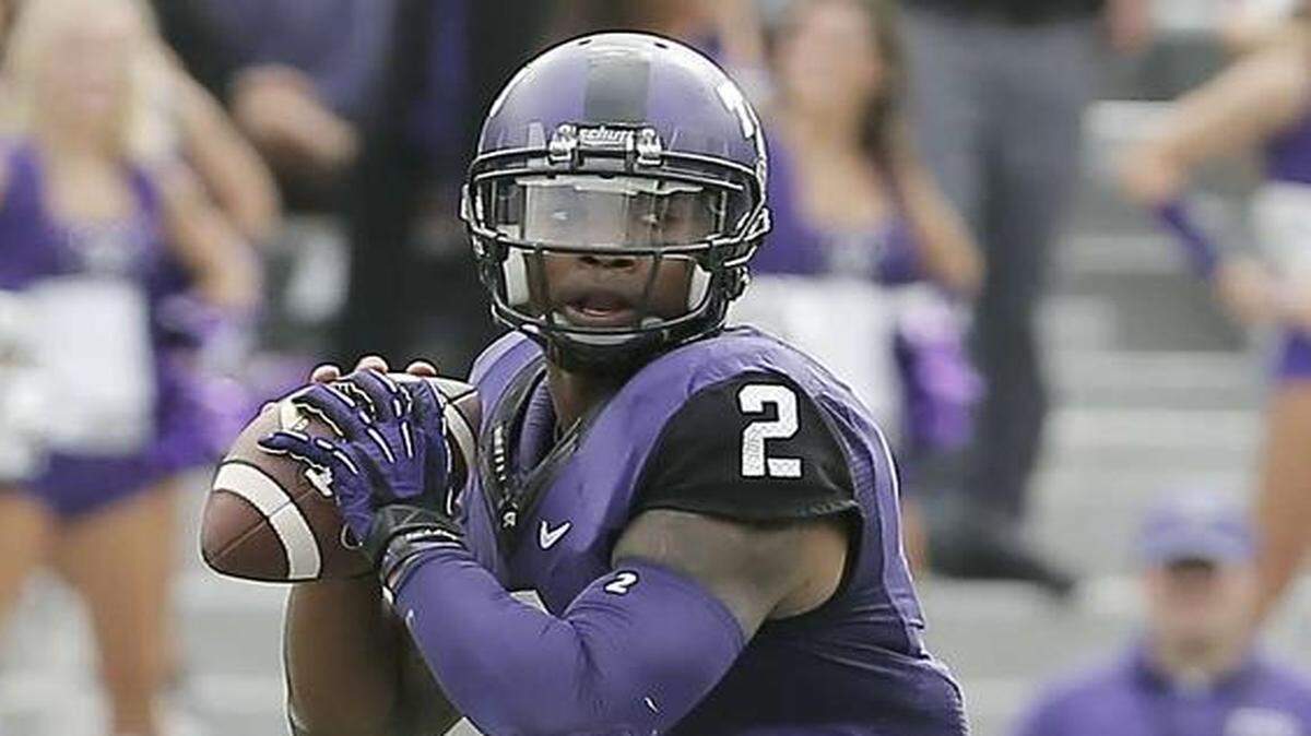 
TCU quarterback Trevone Boykin is now a Heisman contender, and he will lead the Horned Frogs against Kansas on Saturday in Lawrence.
