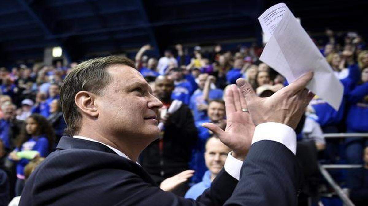 
Kansas coach Bill Self could employ some new-look matchups on Saturday.
