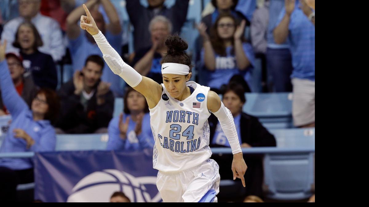 
Jessica Washington avereaged 7.3 points per game as a sophomore for North Carolina.
