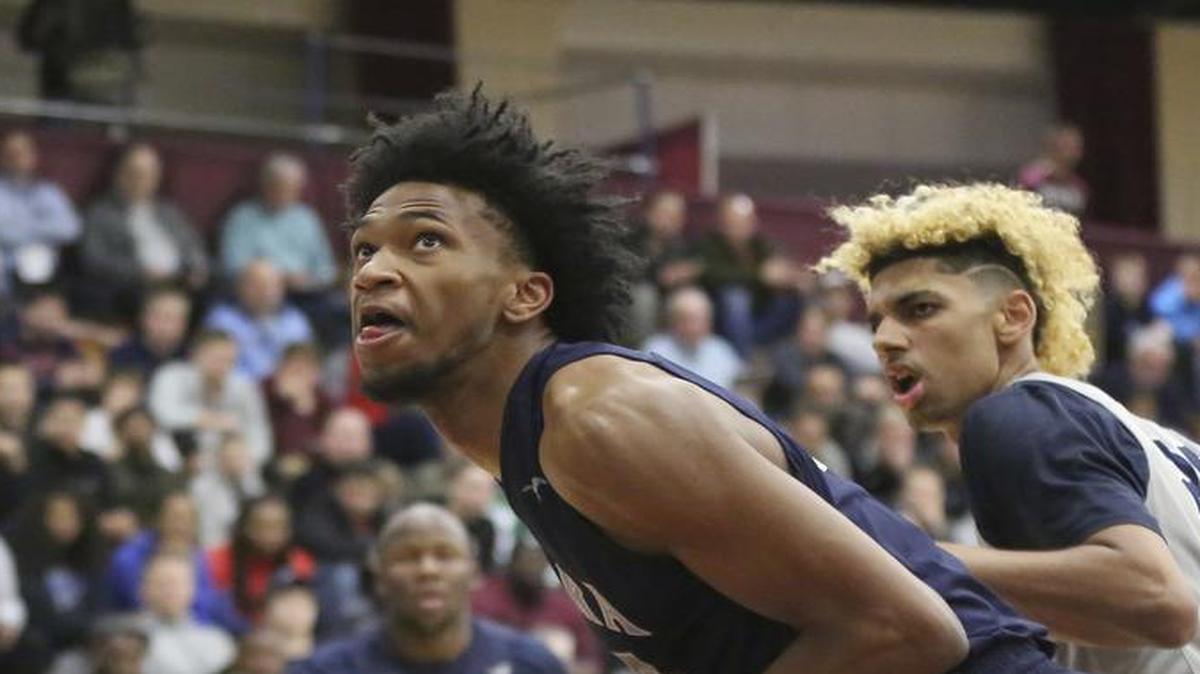 Sierra Canyon's Marvin Bagley III in action against La Lumiere during a high school basketball game at the 2017 Hoophall Classic on Monday, January 16, 2017, in Springfield, Mass. Sierra Canyon won the game.