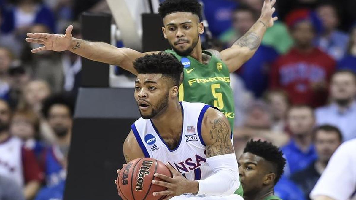 Kansas guard Frank Mason III is one of five finalists for the Wooden Award, which will be announced April 7.