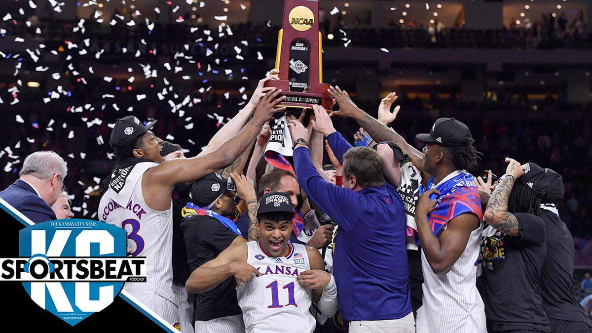 KU defeated the North Carolina Tar Heels 72-69 to win the program’s fourth NCAA championship on Monday night, April 4, 2022, at the Superdome in New Orleans.