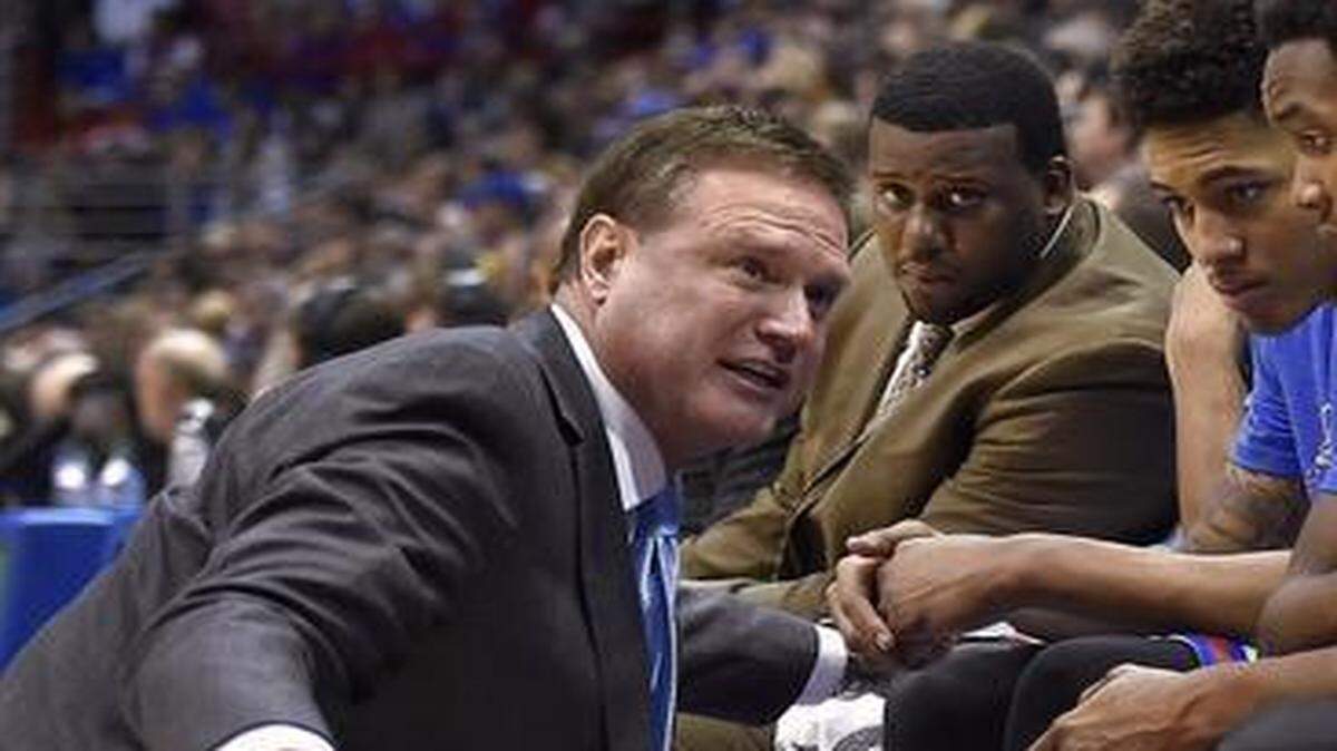 
Kansas coach Bill Self didn’t watch Iowa State’s loss to Baylor on Wednesday night but said he’d “be lying if I didn’t say that (on Wednesday night) I was definitely a Baylor Bear fan.”
